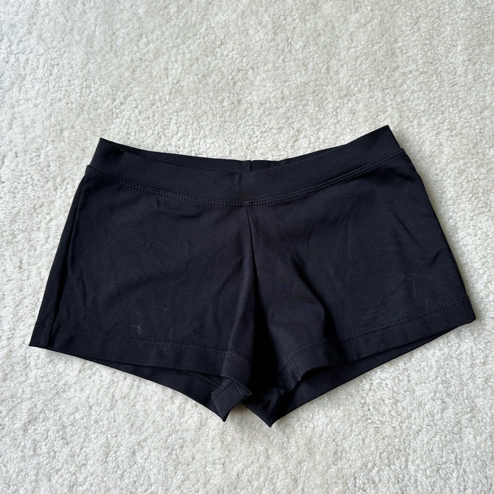Capezio Black Booty Shorts